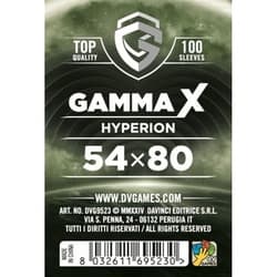 100 Sleeves Gamma X HYPERION 54x80 Bustine Protettive
