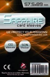 100 Sleeves Sapphire CHIMERA USA 57,5x89 Bustine Protettive x Giochi da Tavolo