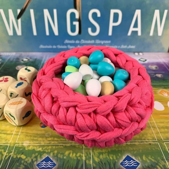 Wingspan : Cestino Nido Grande Bird Nests Deluxe Handmade immagine 1