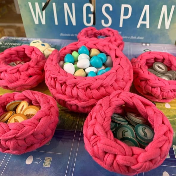 Wingspan : Set 6x Cestino Nido Bird Nests Deluxe Handmade immagine 5
