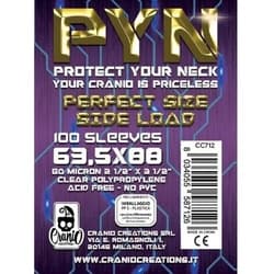 100 Sleeves PYN 63,5x88 Perfect Size Side Load Bustine Protettive