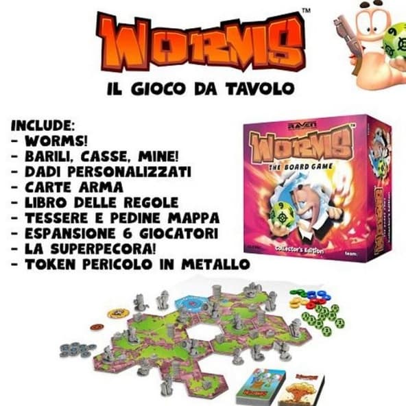 WORMS™ - Il Gioco da Tavolo Edizione Deluxe Kickstarter immagine 2